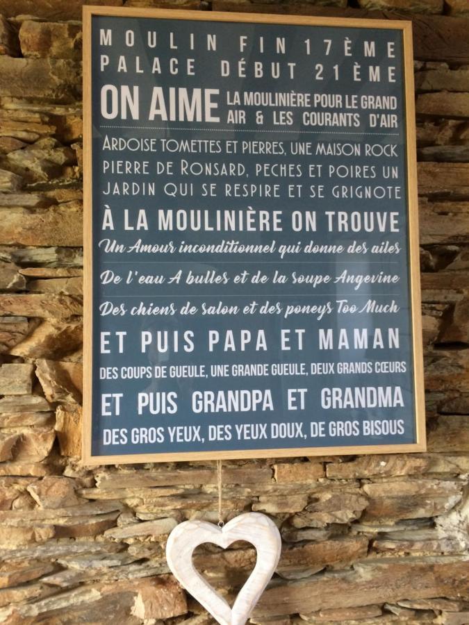 라젤르이본 La Mouliniere, Jolie Longere Du Xviie B&B 외부 사진